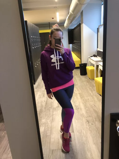 Gym session 💙🤍