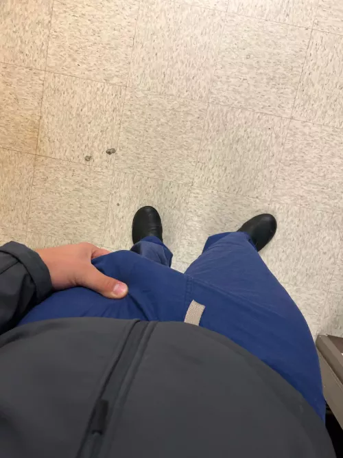 Hard in scrubs, make me pull him out?