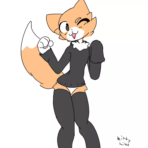 hes so happy!!! :3 (my art)