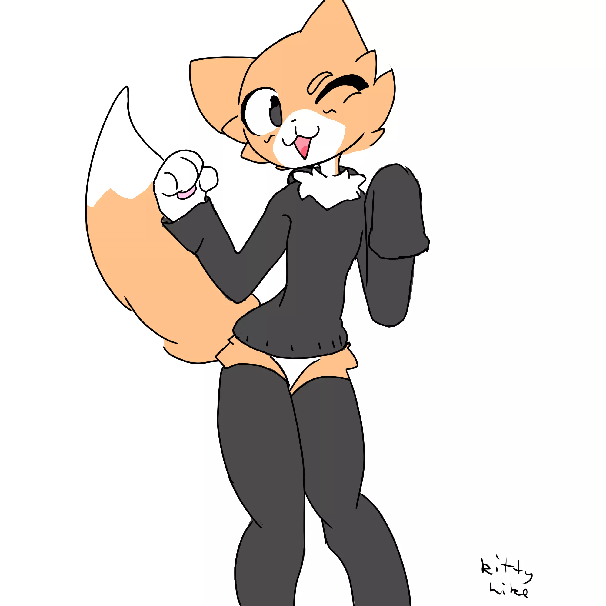 hes so happy!!! :3 (my art)