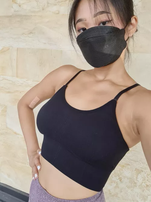 Hot day, still heading to gym