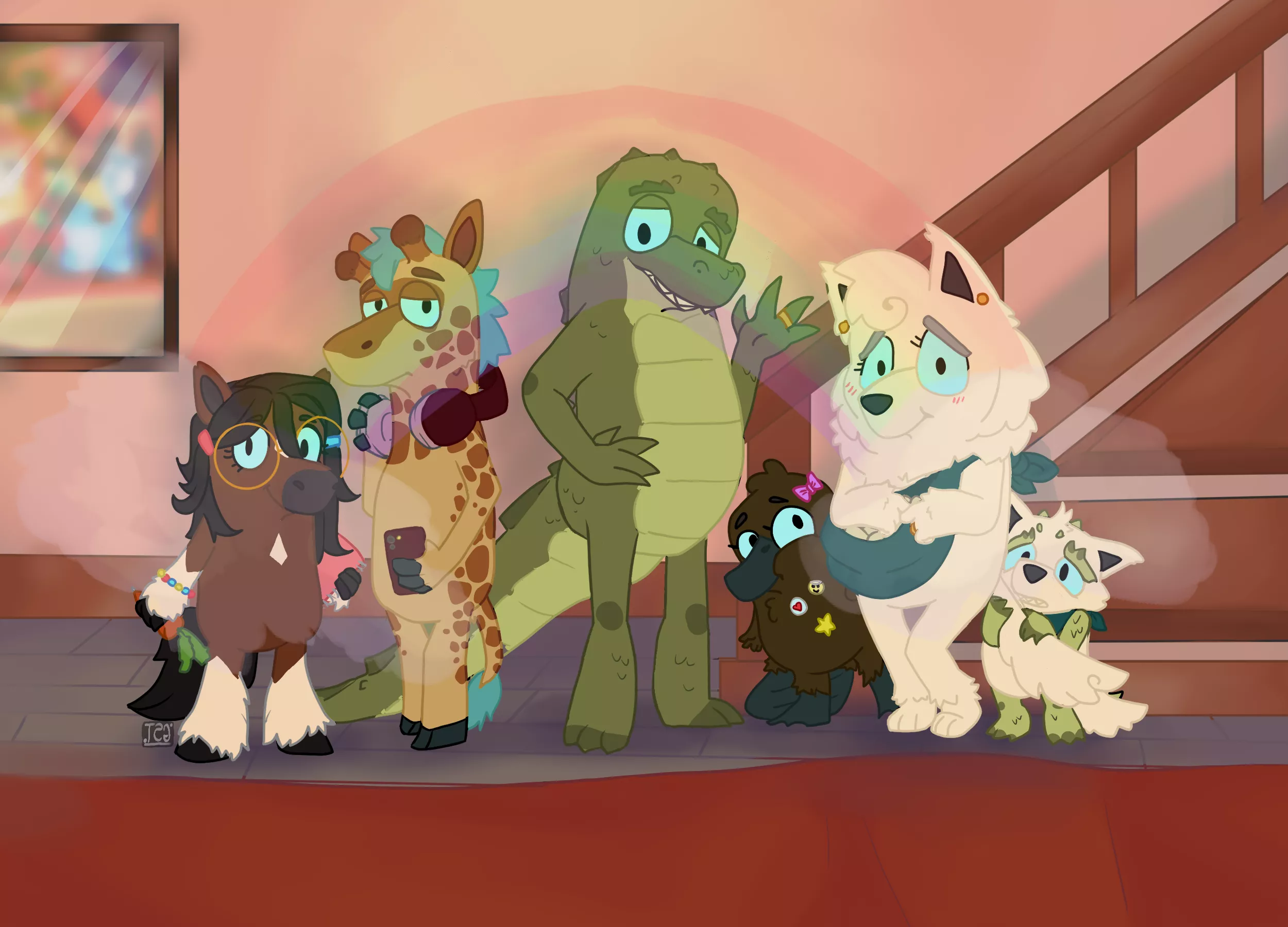 i did some oc art in a 