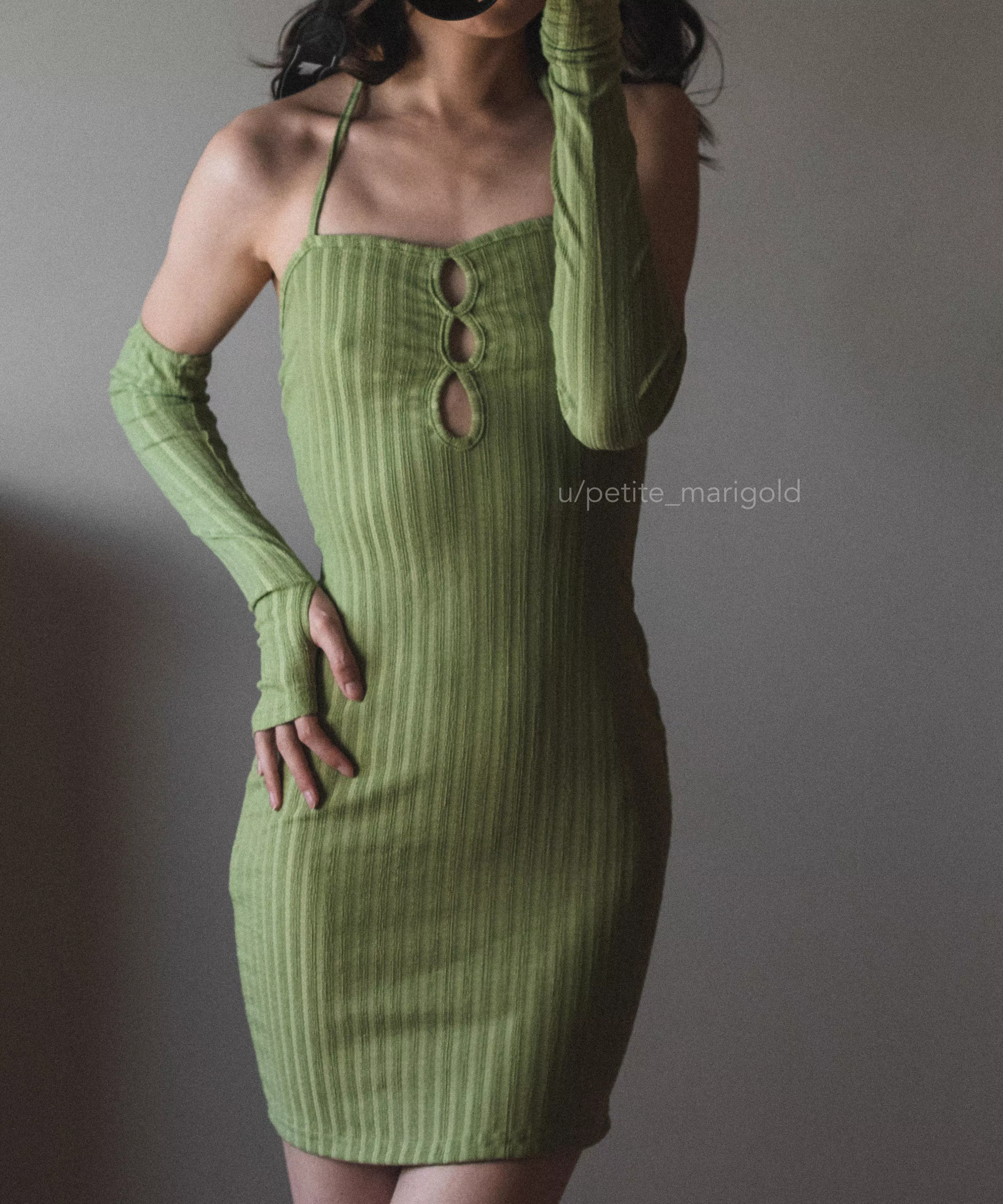 I love wearing nothing under my dress to show off my tiny Asian body 🤍