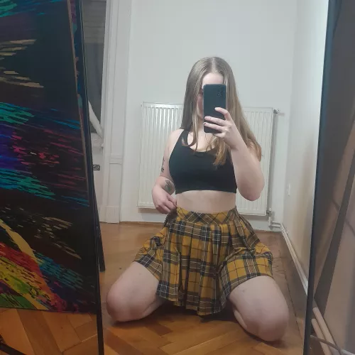 I really like my skirt, can we leave it on