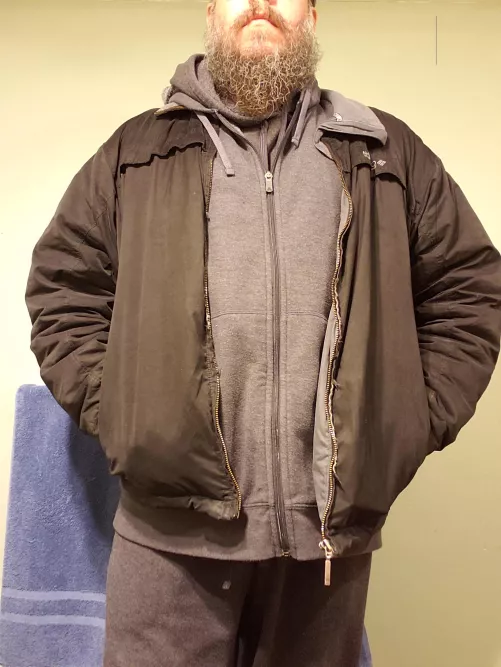 I'm wearing a lot of clothes because it's freezing. I'll remove 1 layer for every comment.