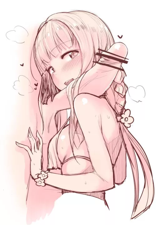 In absolute love with his dick (Kagami Uekusa) [Madoka Magica: Tamaki Iroha]