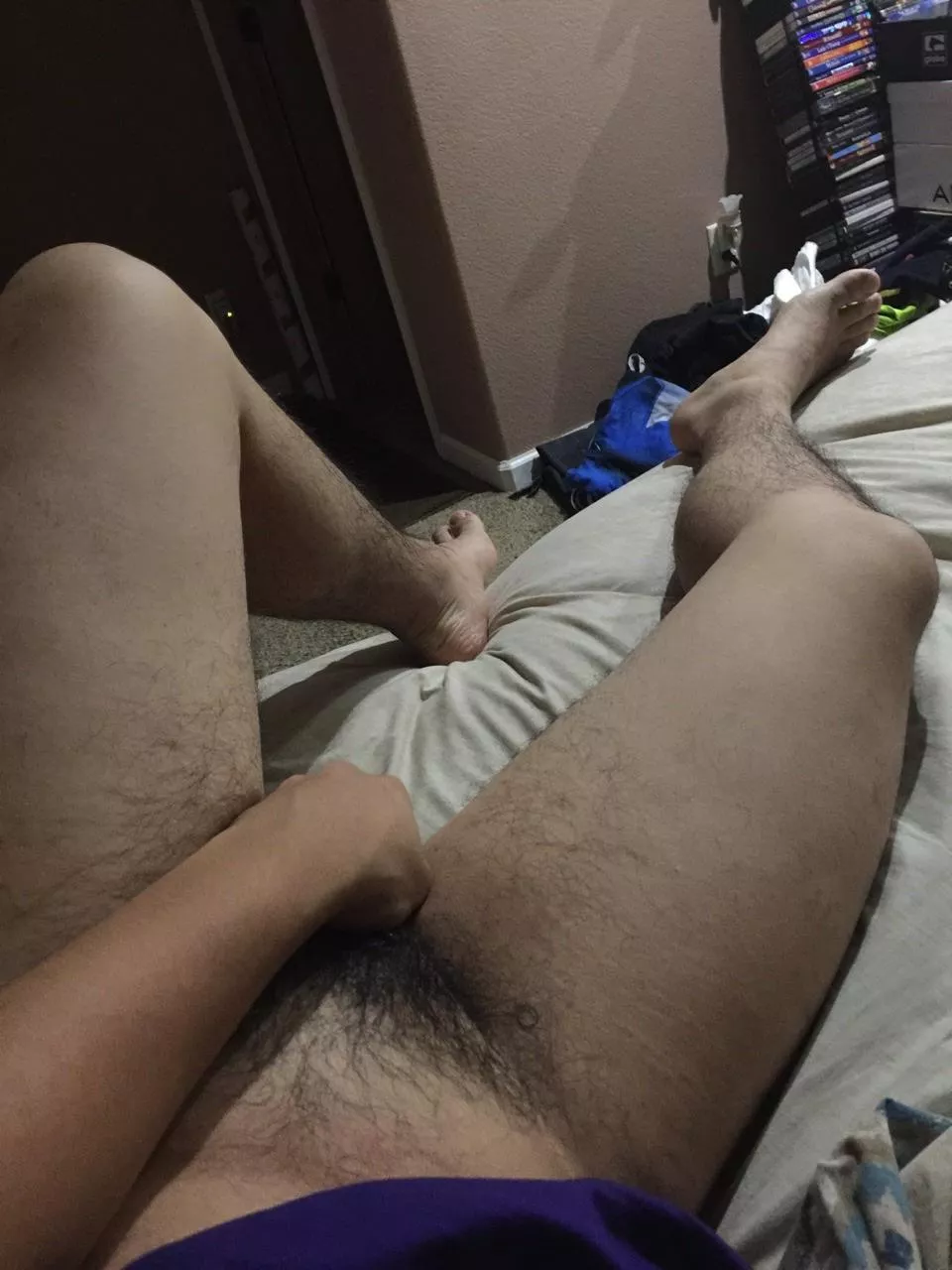 Just the pubes!! Say hey if ya like what ya see or DMs always appreciated too!!