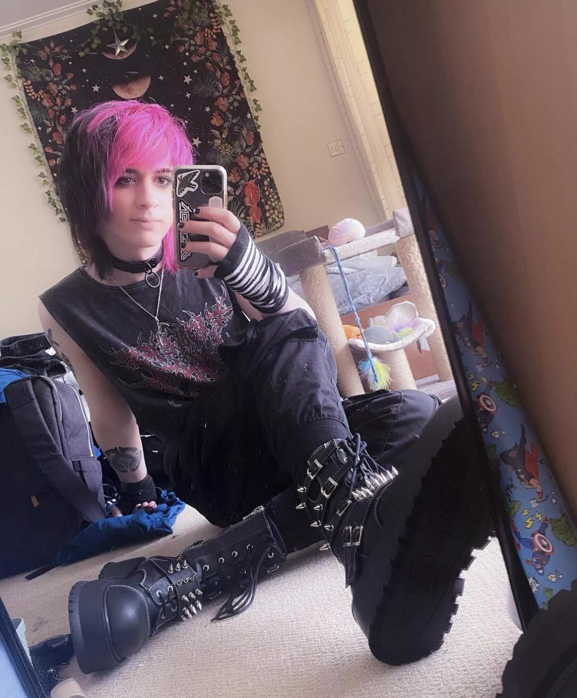 kinda miss my pink hair