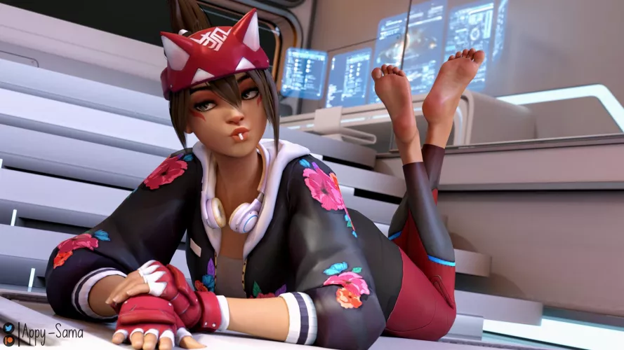 Kiriko in the Pose (Appy-Sama) [Overwatch]