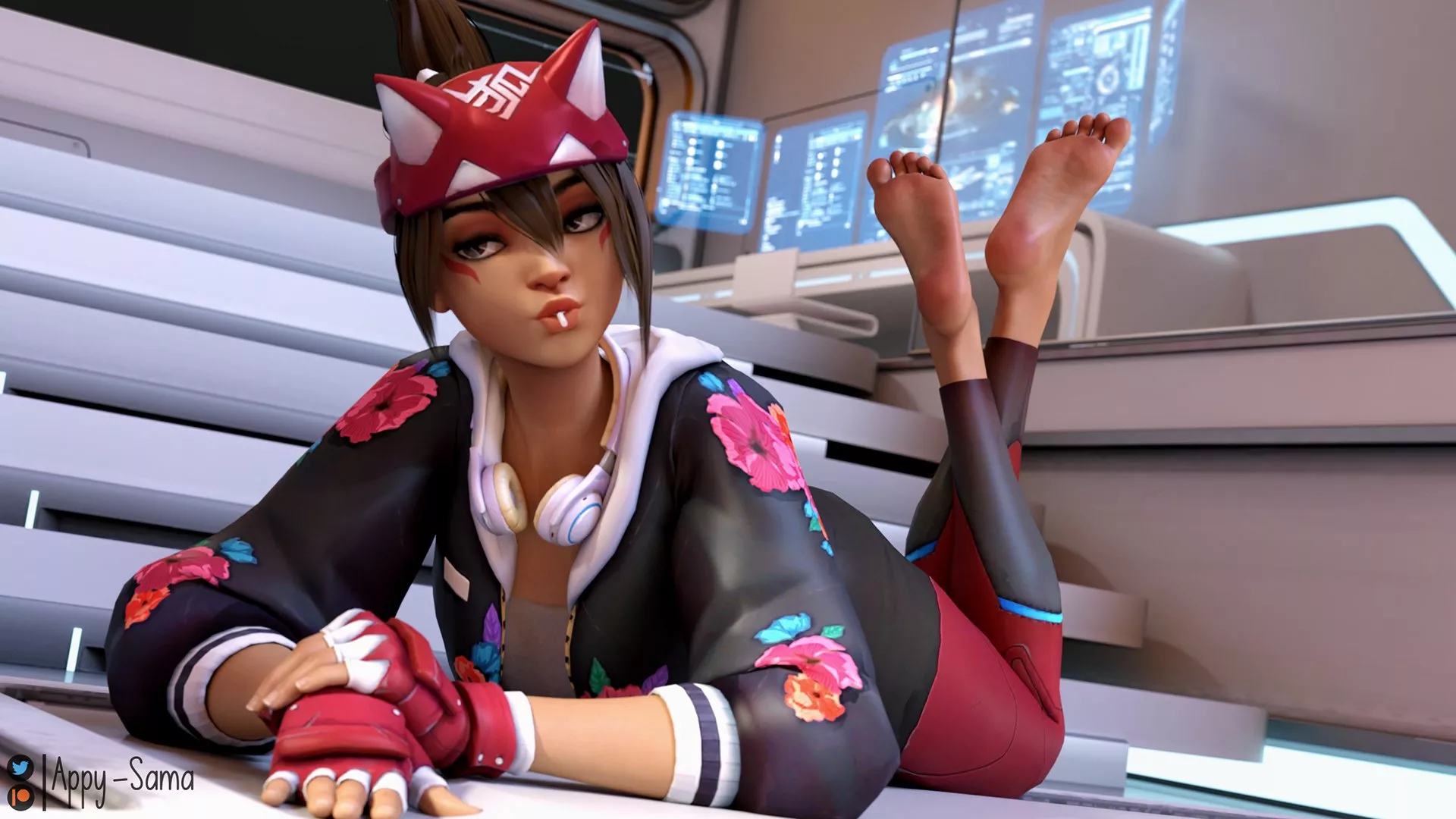 Kiriko in the Pose (Appy-Sama) [Overwatch]