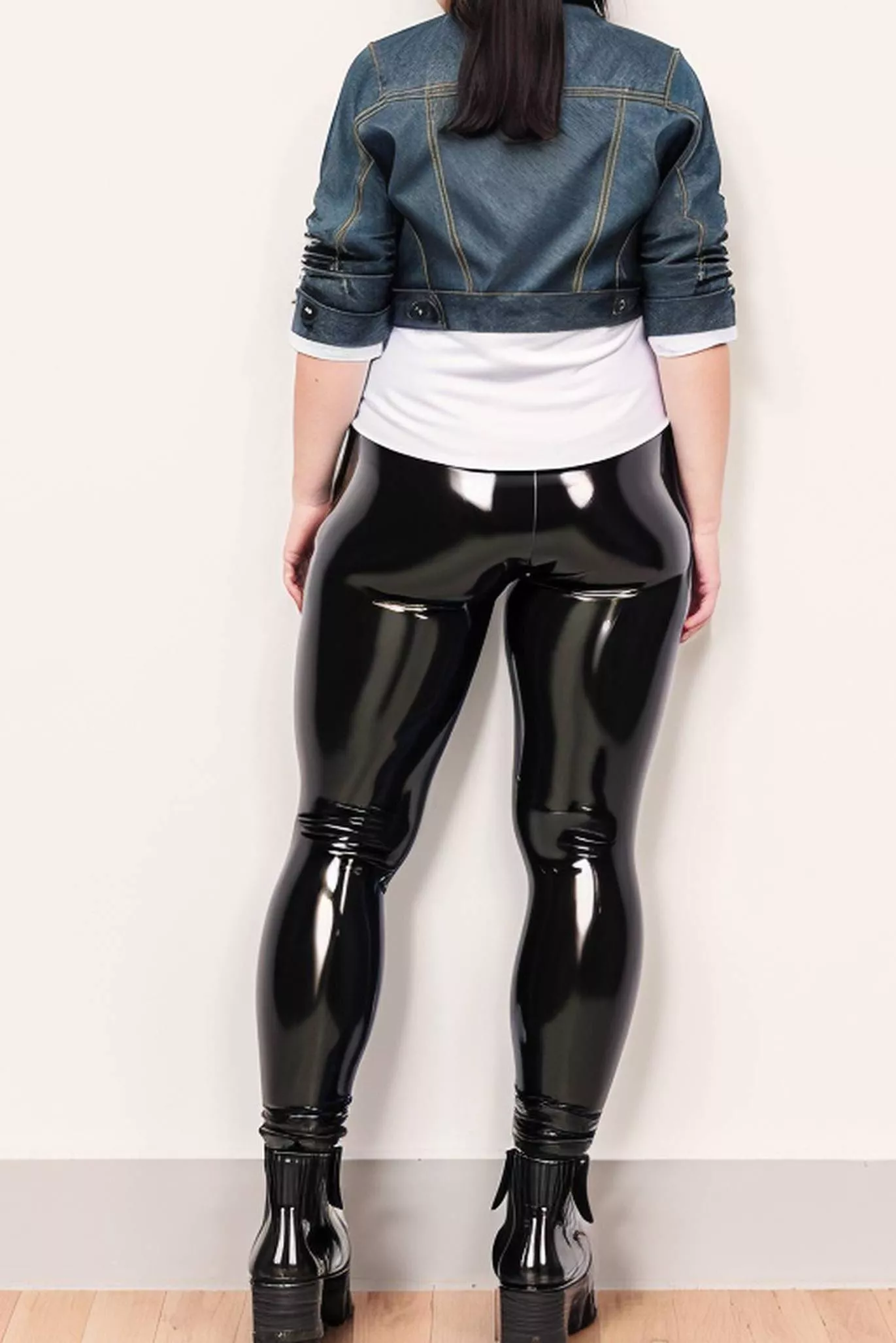 Latex and Denim. I think I like it.