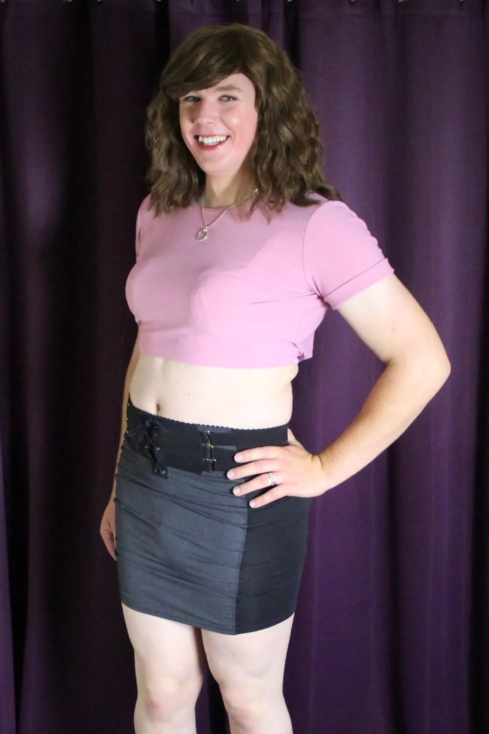 Locked up, like a good girl 🥰