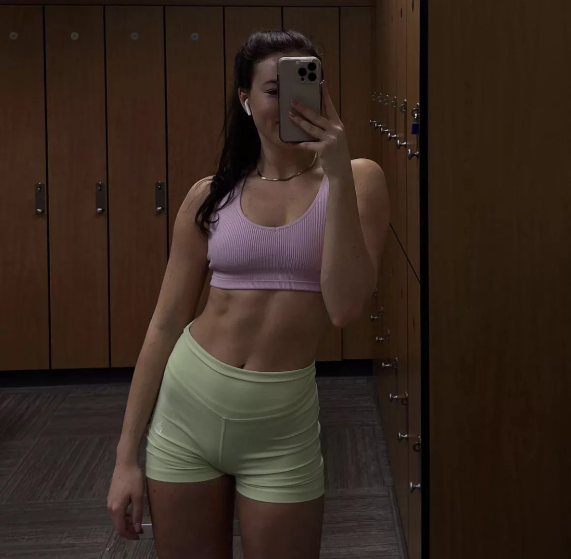 Locker room selfie