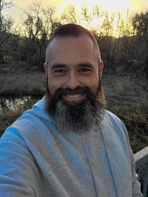 Look, in the woods there.... careful it sneaks up on ya.