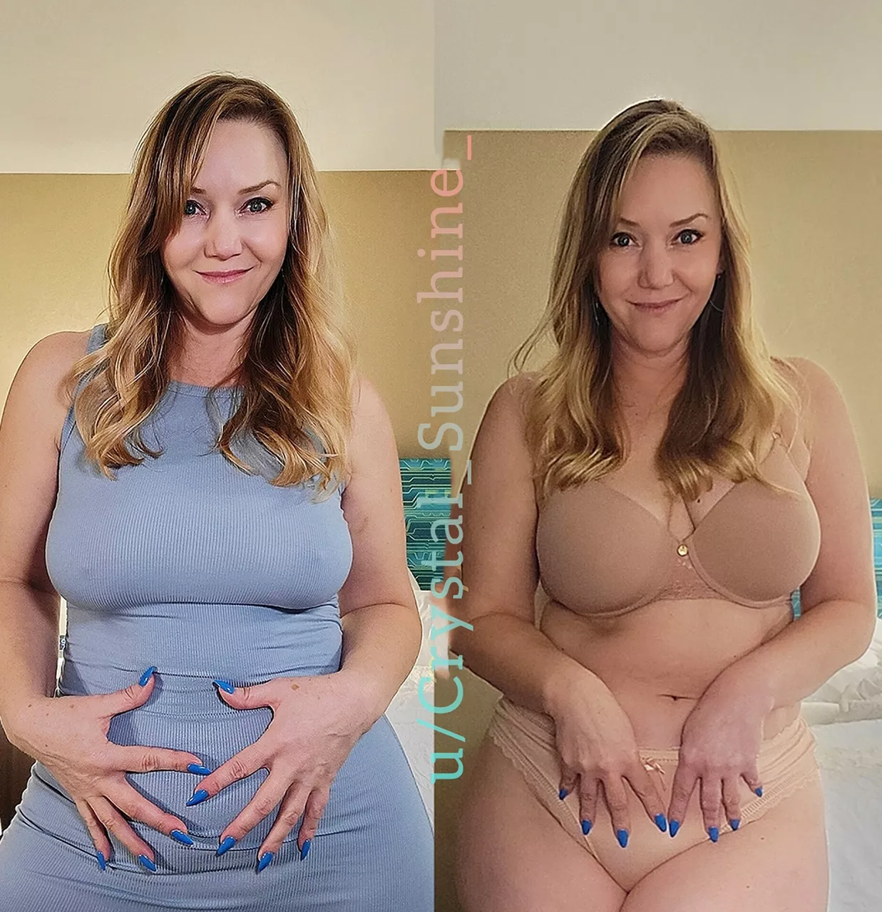 Love the way my nails pop against the simple lingerie [F49]