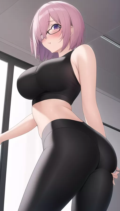 Mashu Kyrielight who has in sportswear