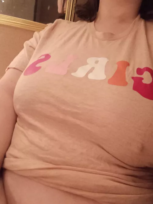 Maybe the skin toned shirt wasn't the best option lol