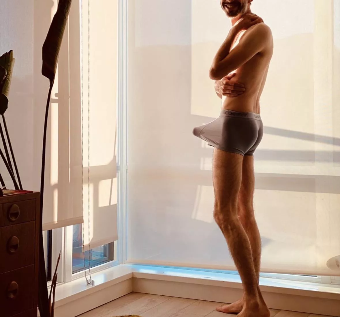 Morning wood and sunrise