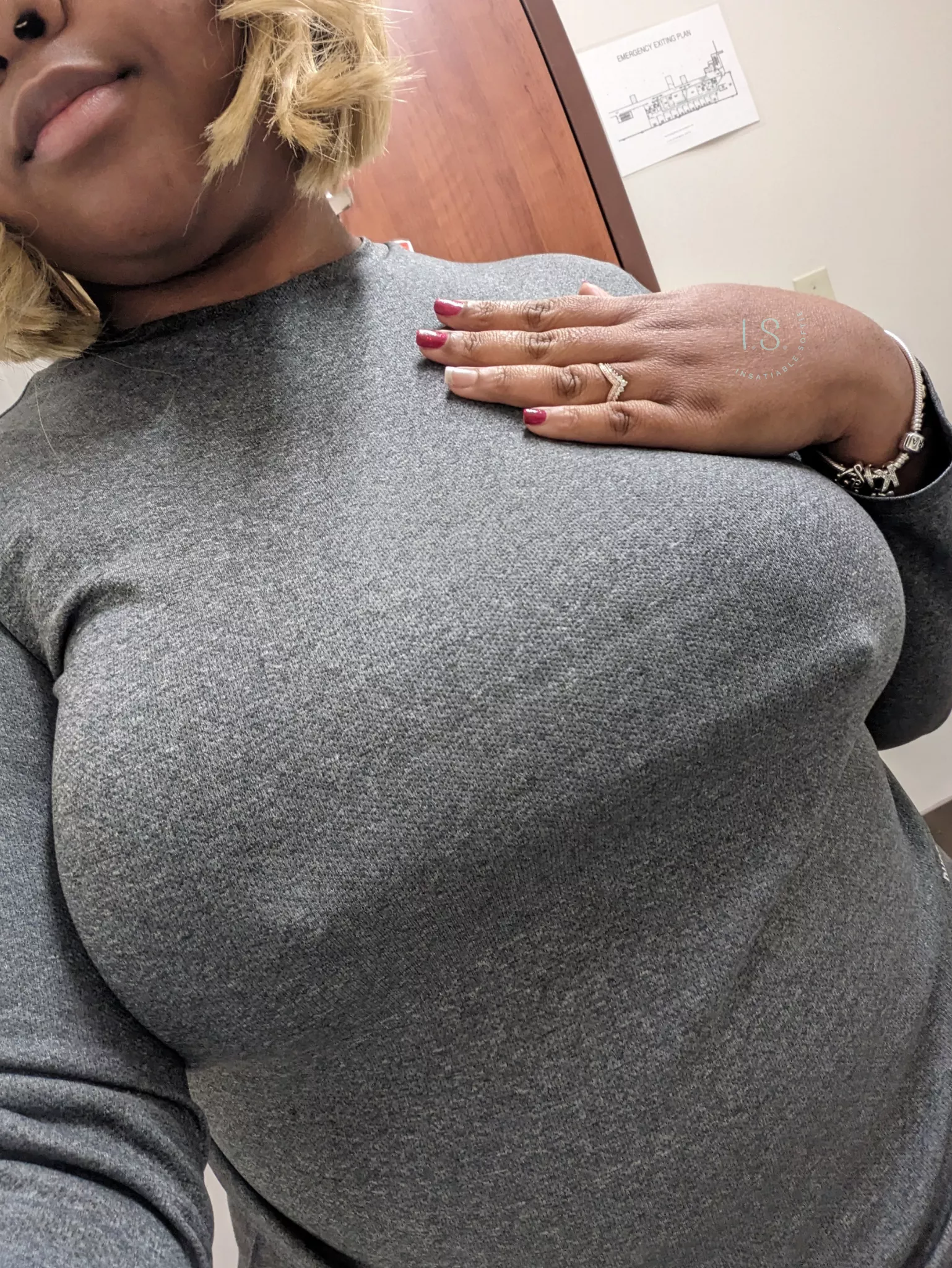 My bra was too tight so I had to take it off 🙃