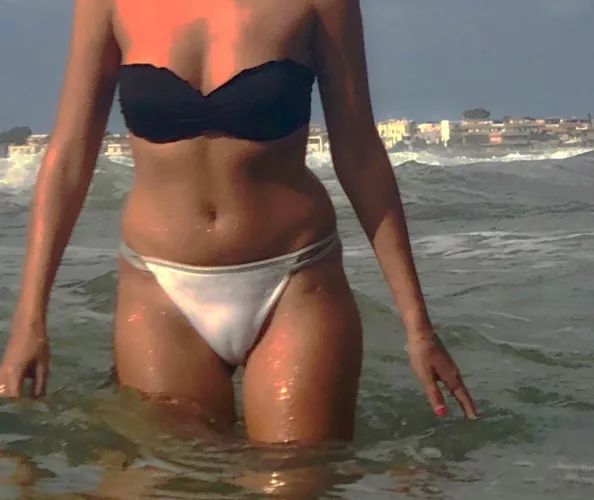 My brother took this photo of me this summer and, damn, my bikini was really see-thru!