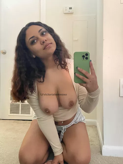 My favorite part about my reflection is my boobs