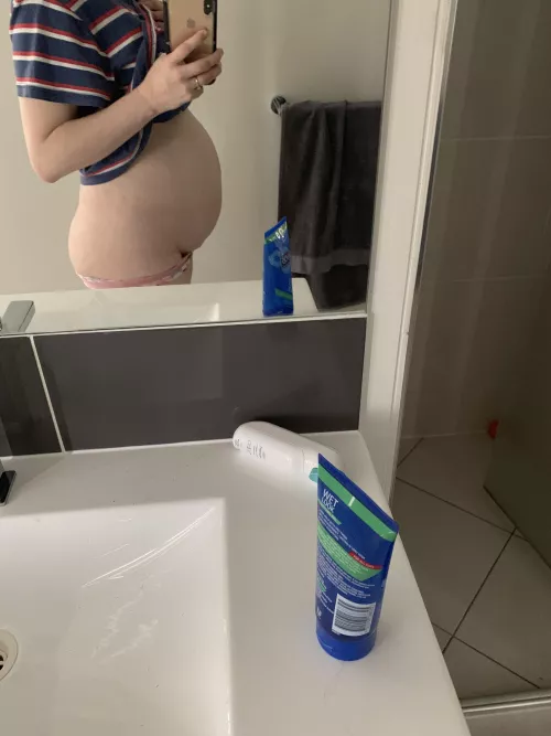 my wife when she was 22 weeks, currently 31