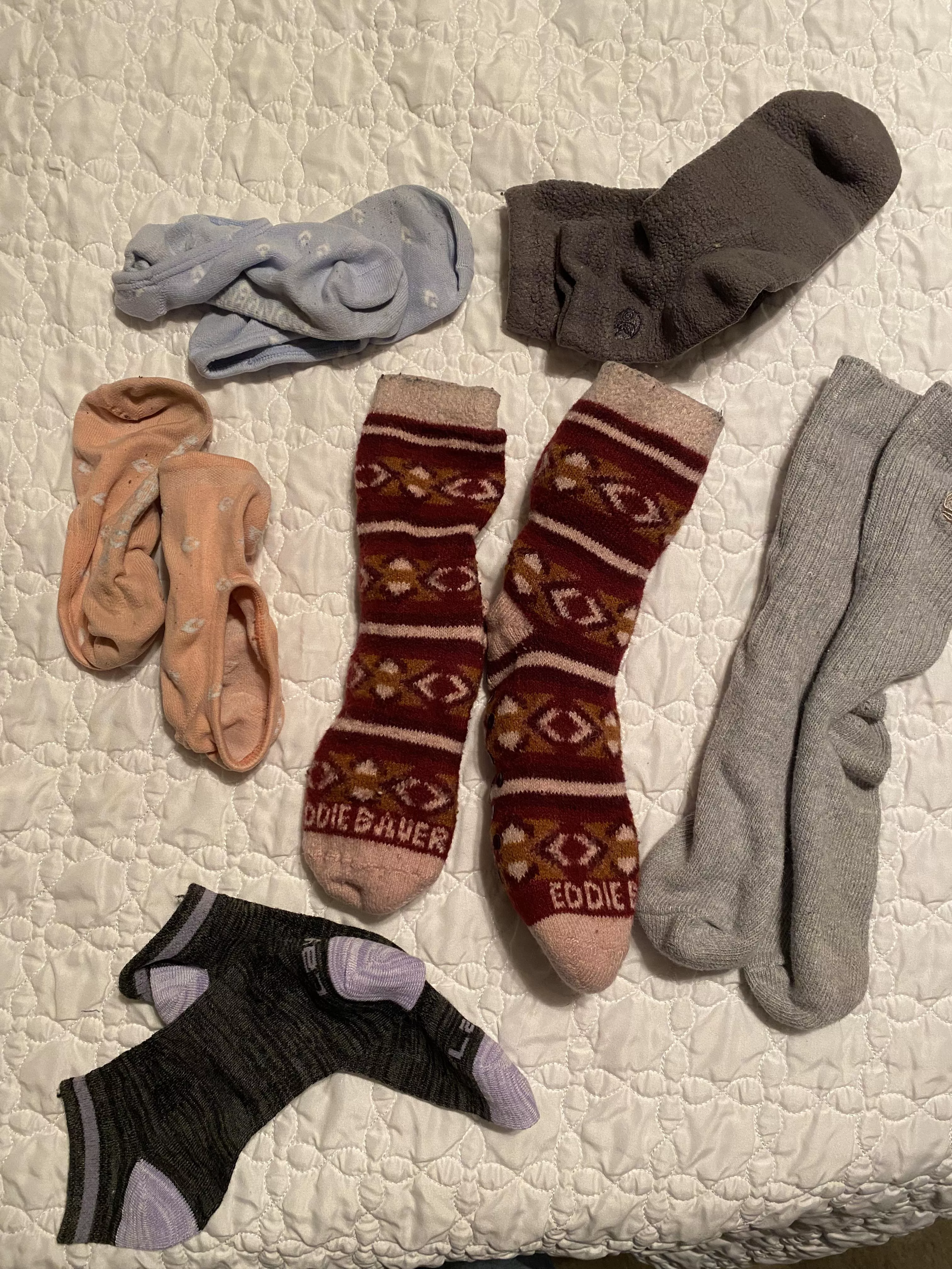 NEW (used and dirty) socks available!!!