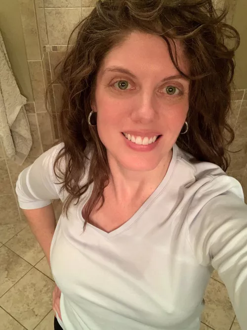 No bra needed for conference calls today