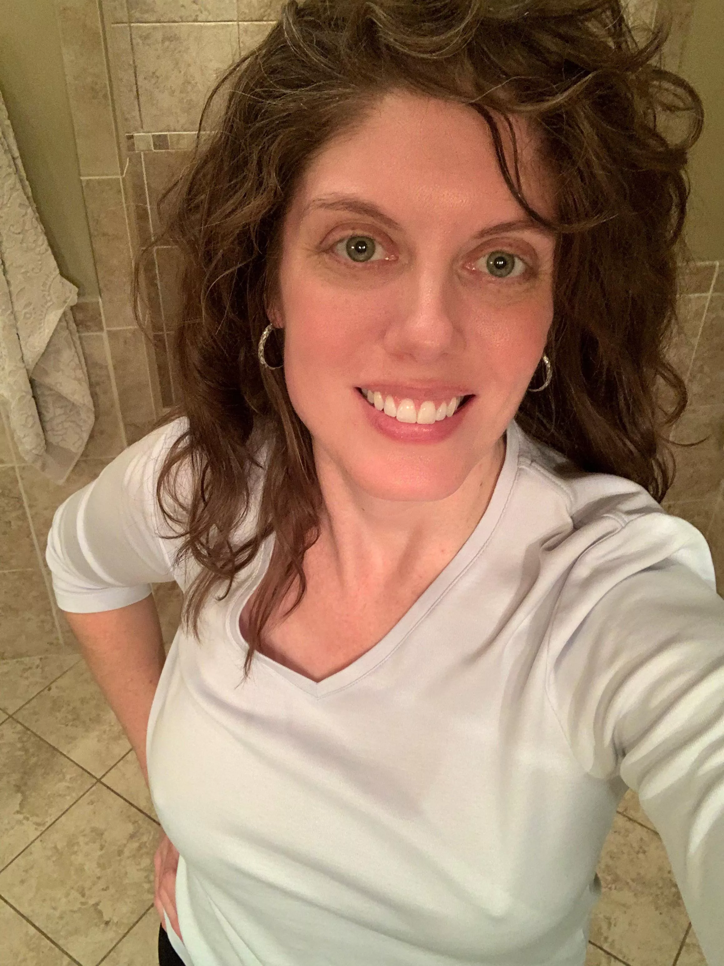 No bra needed for conference calls today