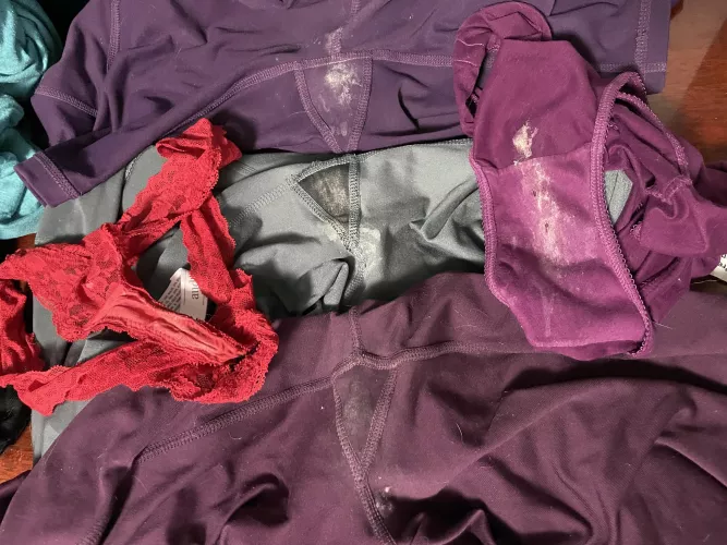 Panties & yoga pants…