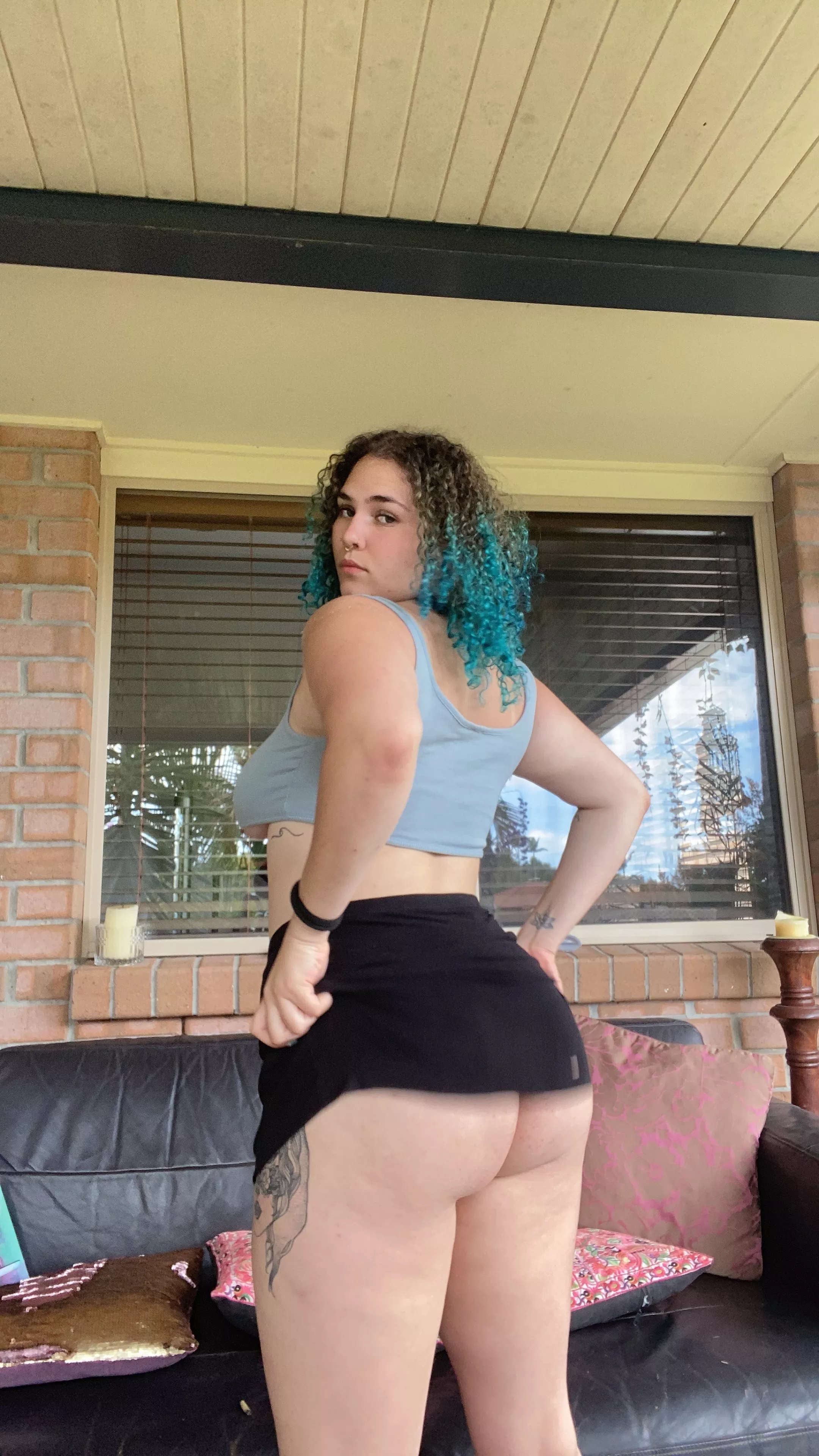 Perfect size for pulling to the side