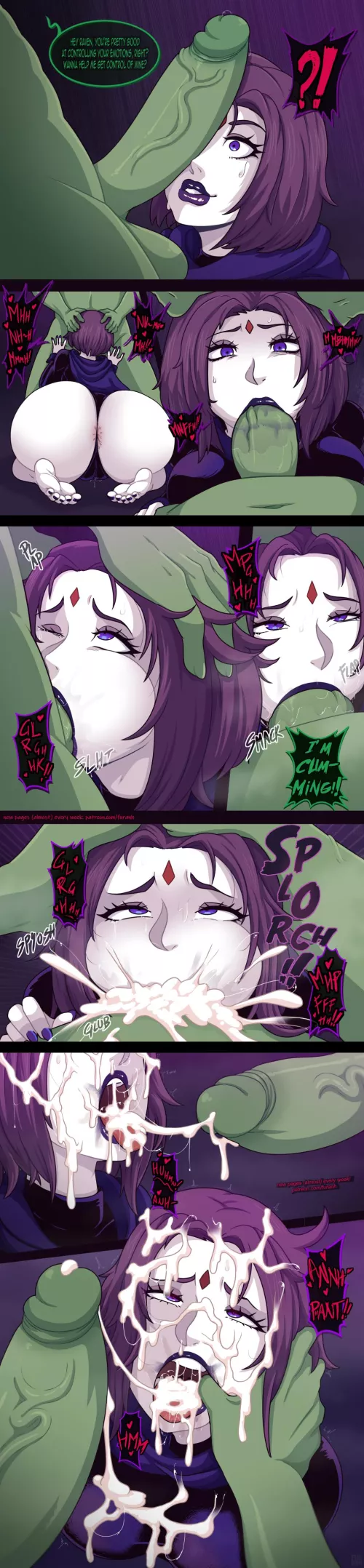 Raven Helps Beast Boy ( Furanh ) [DC]