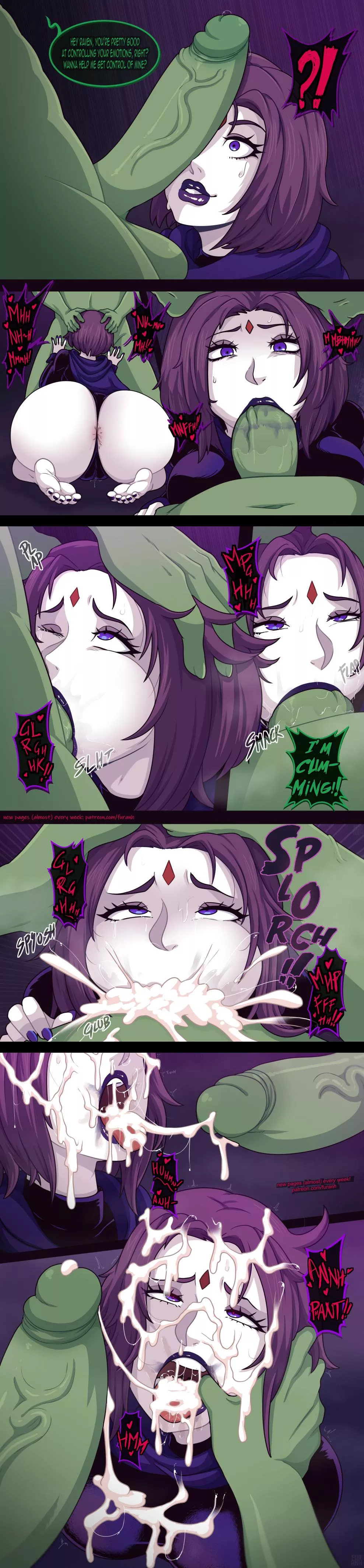 Raven Helps Beast Boy ( Furanh ) [DC]