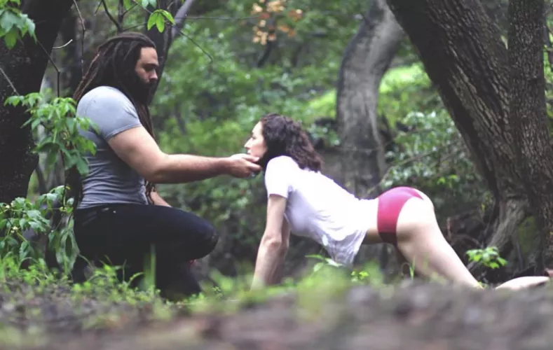 Royjack training a brat before her mud bath