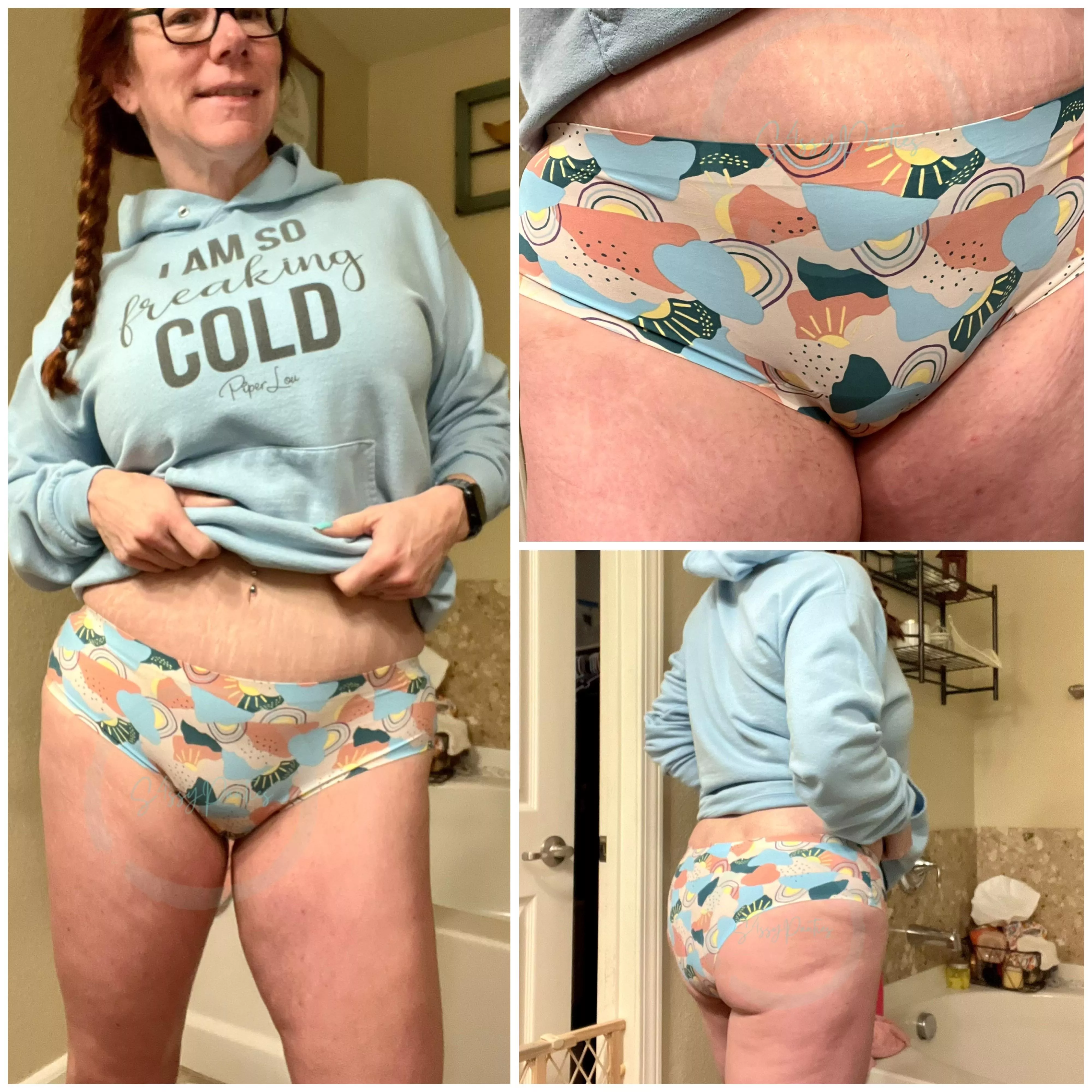 [selling][usa] Help warm me up today! On this cold, snowy day I have these cute cheekies. They’re super soft and perfect for sniffing, and whatever else you may have the urge to do with them. ;-) $30 for 24hr wear, a workout, pics, some playing and tra
