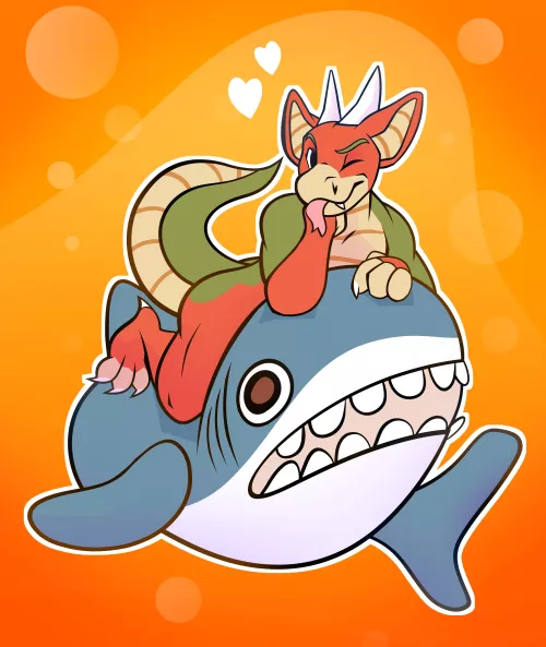 SHORK (Art by @LakkiTheFox)