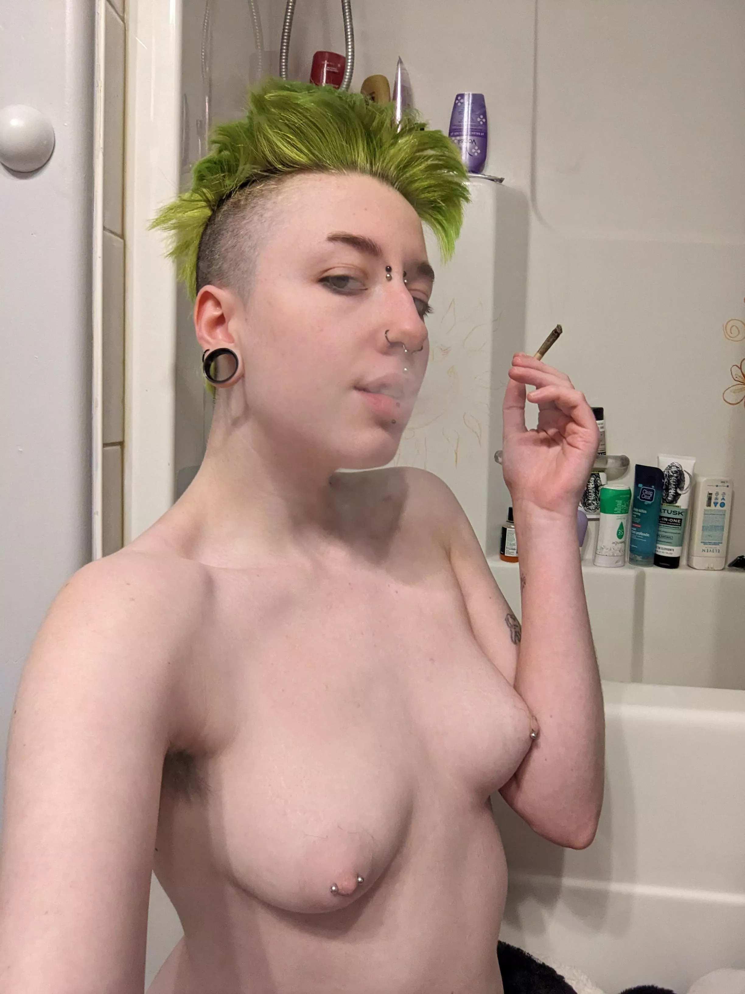 smoke and shower with me?
