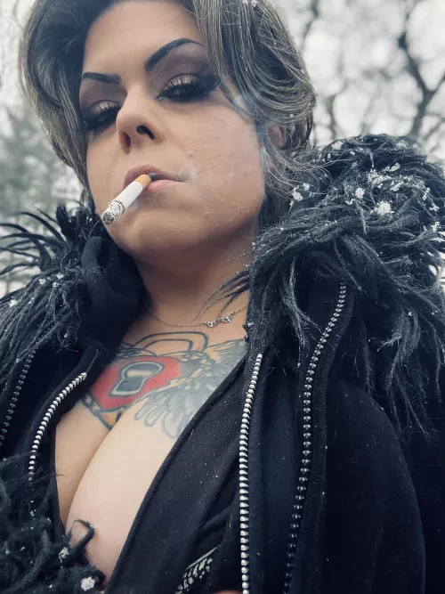 Snow queen vibes 💋