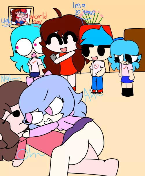 Soft GF VS Soft Sky Rule 34 (Art By PowSkiXD)