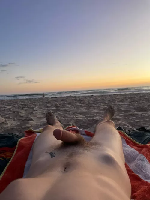 Softie at the nude beach