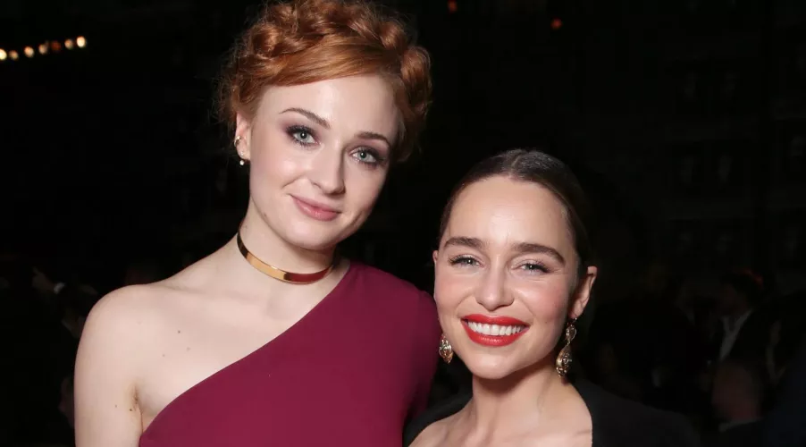 Sophie Turner and Emilia Clarke