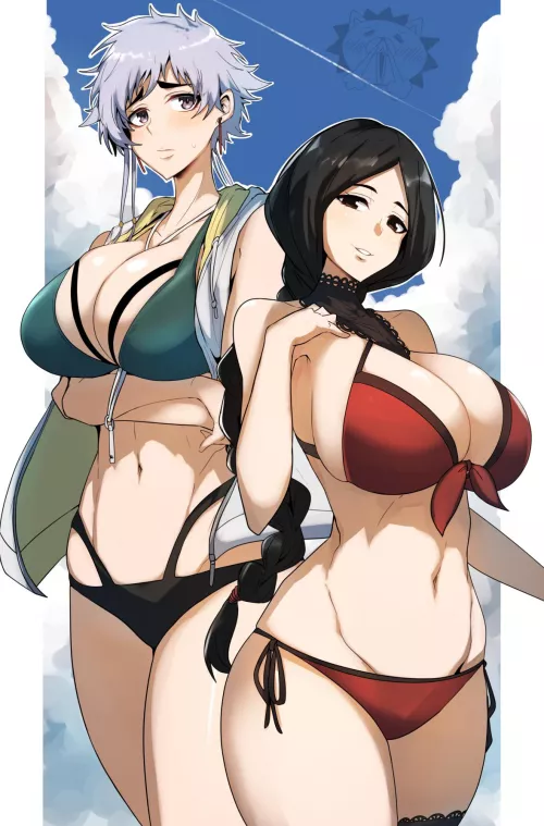 Swimsuit Isane and Retsu