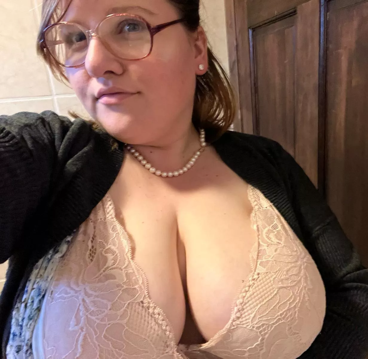 They look good with a pearl necklace.