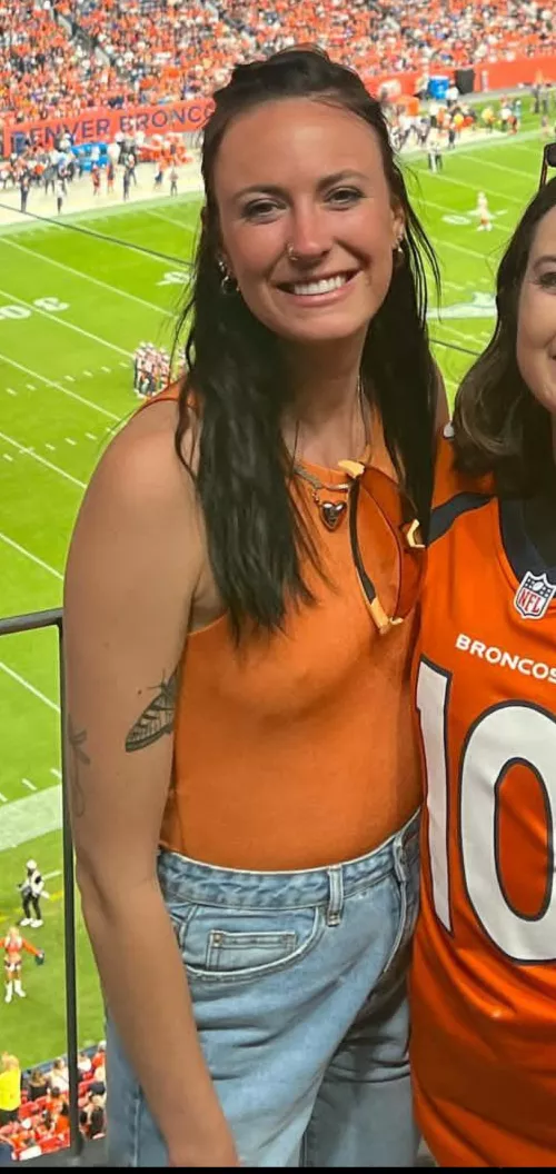 Went braless at the game, hope that's alright