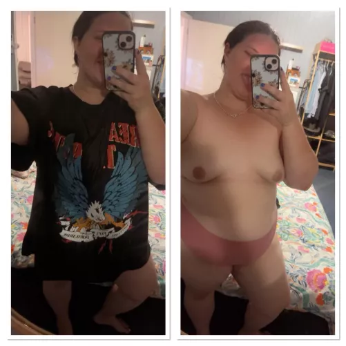 What I wear to bed for hubby vs my bull 😈😈