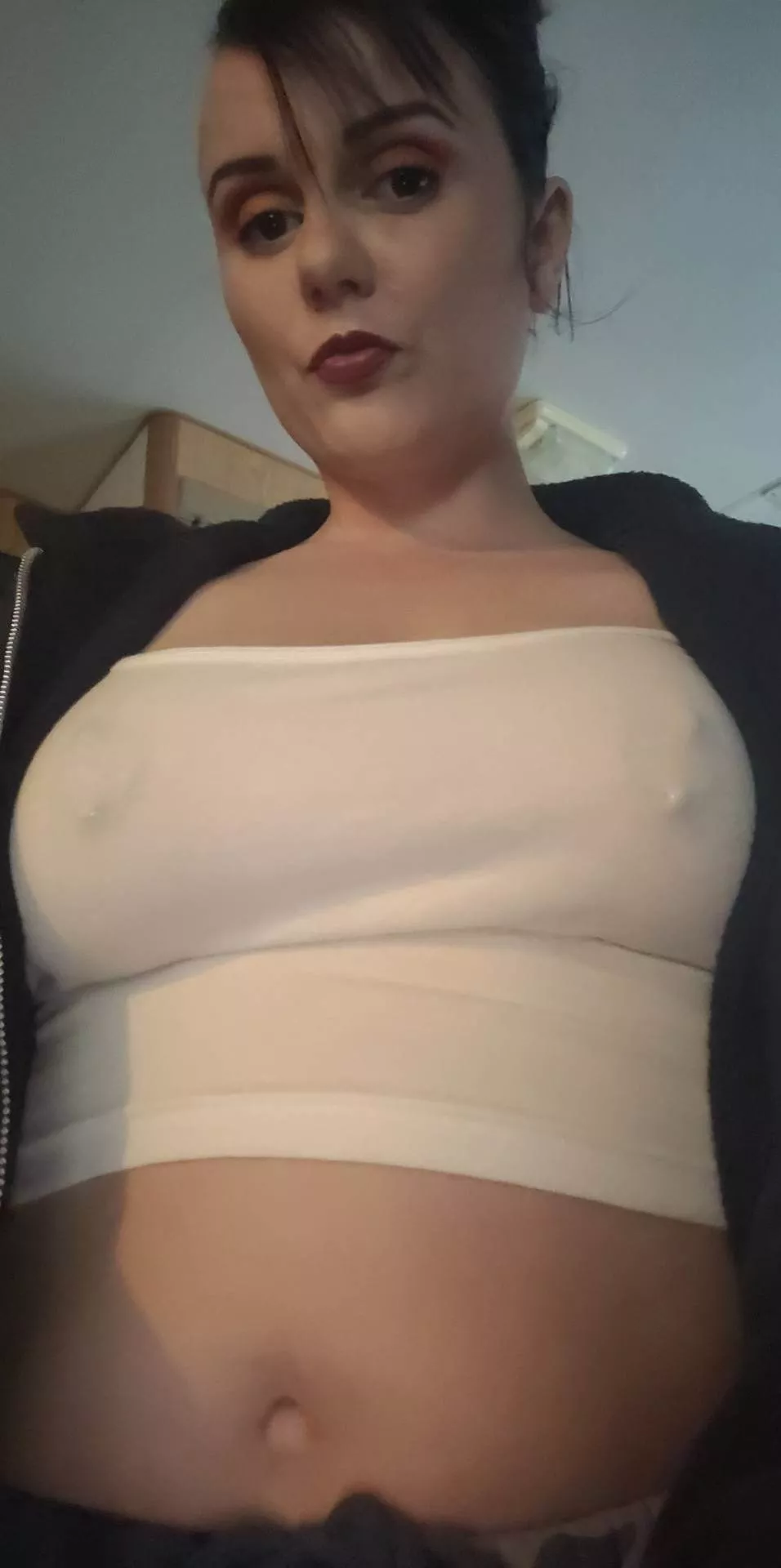 When you like people staring at your nips you find ways to show them off! [f]