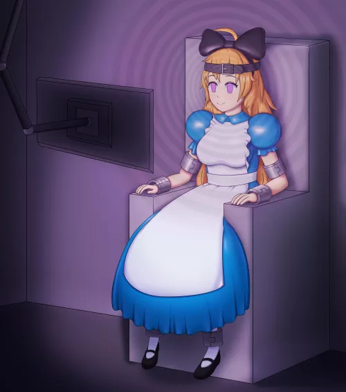 Yang in Wonderland [Zerotwo9S]. Character is Yang, series is RWBY