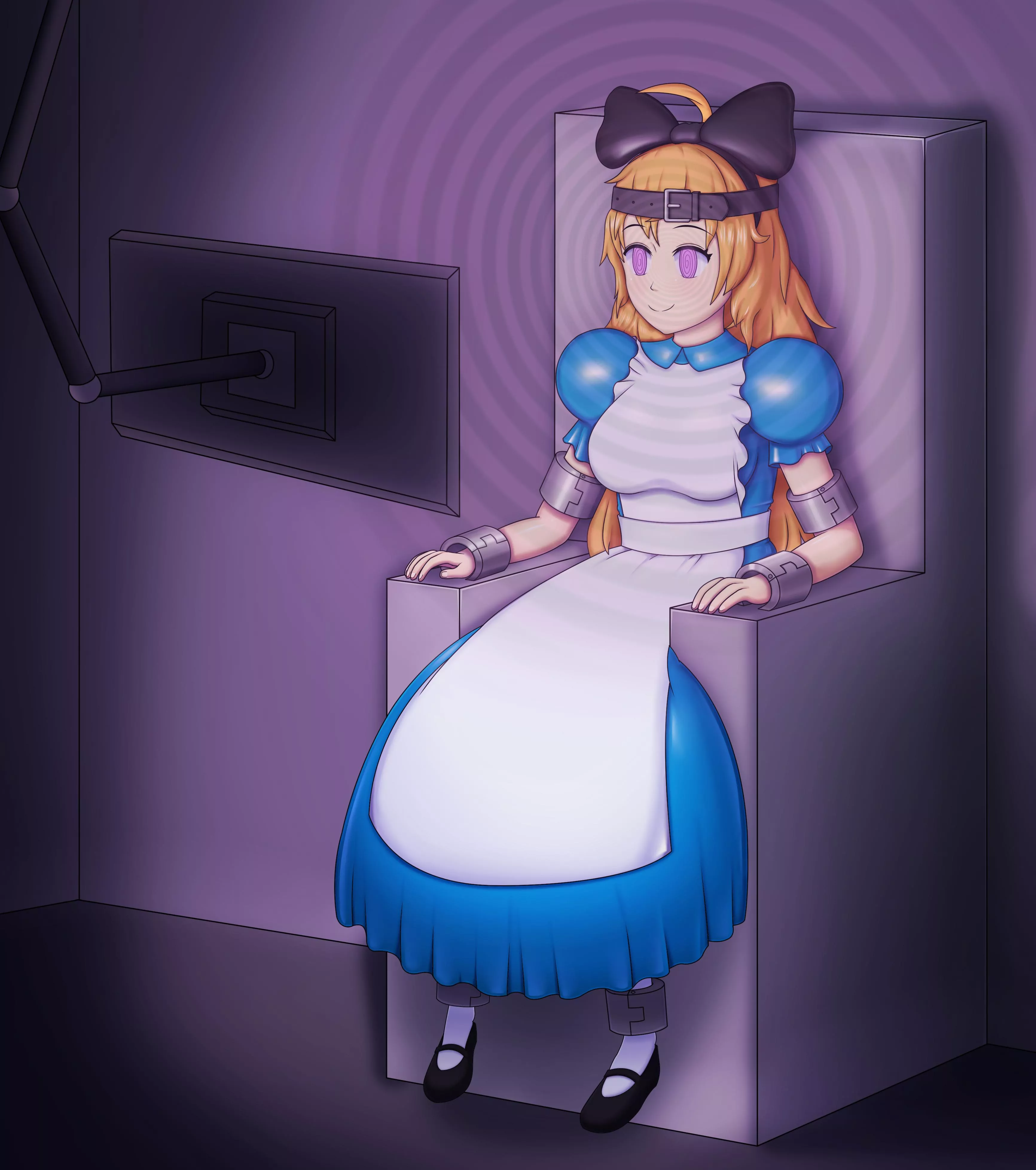 Yang in Wonderland [Zerotwo9S]. Character is Yang, series is RWBY