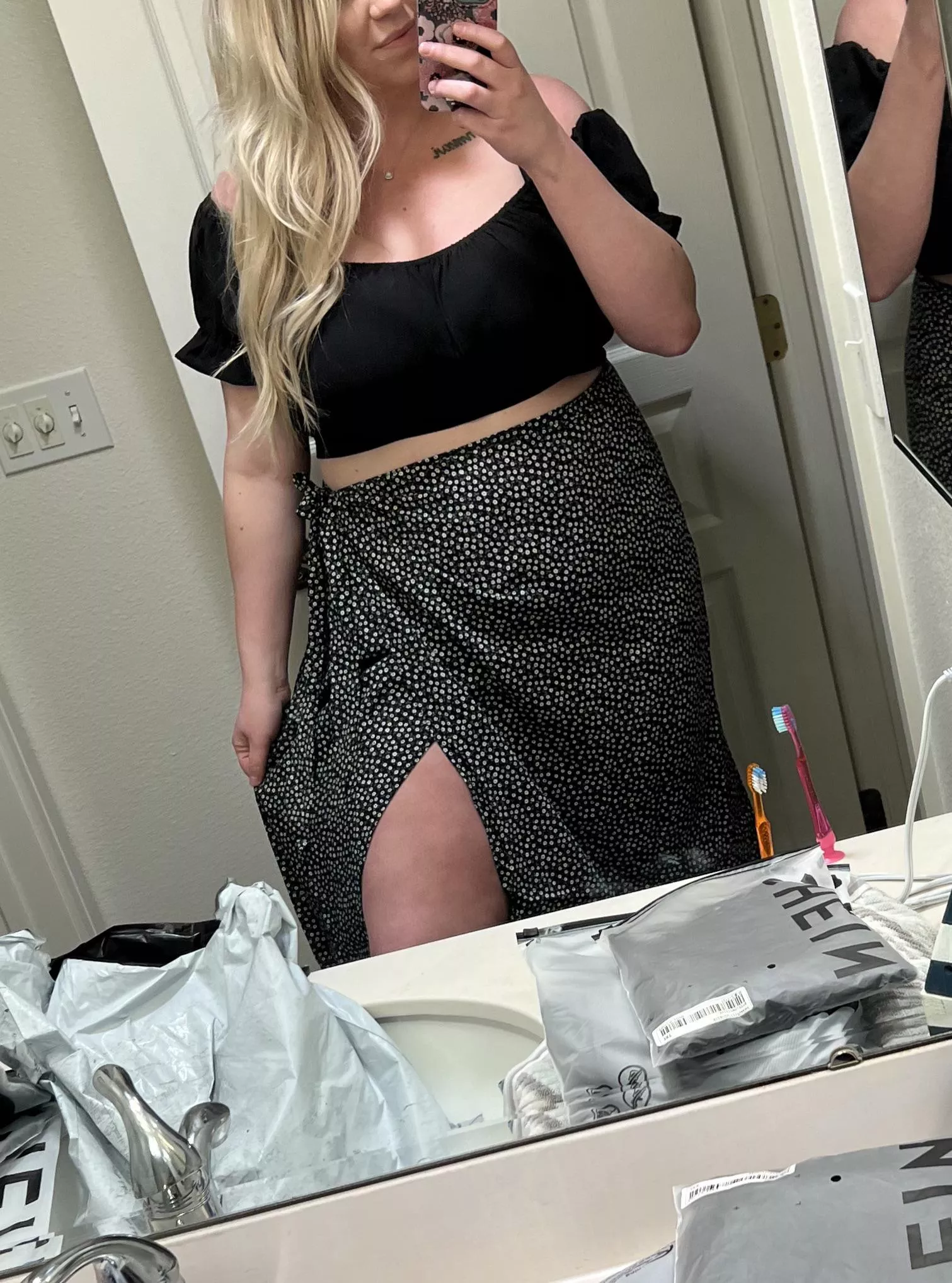 26yo wife, been together 10 years. DM a sample to trade.