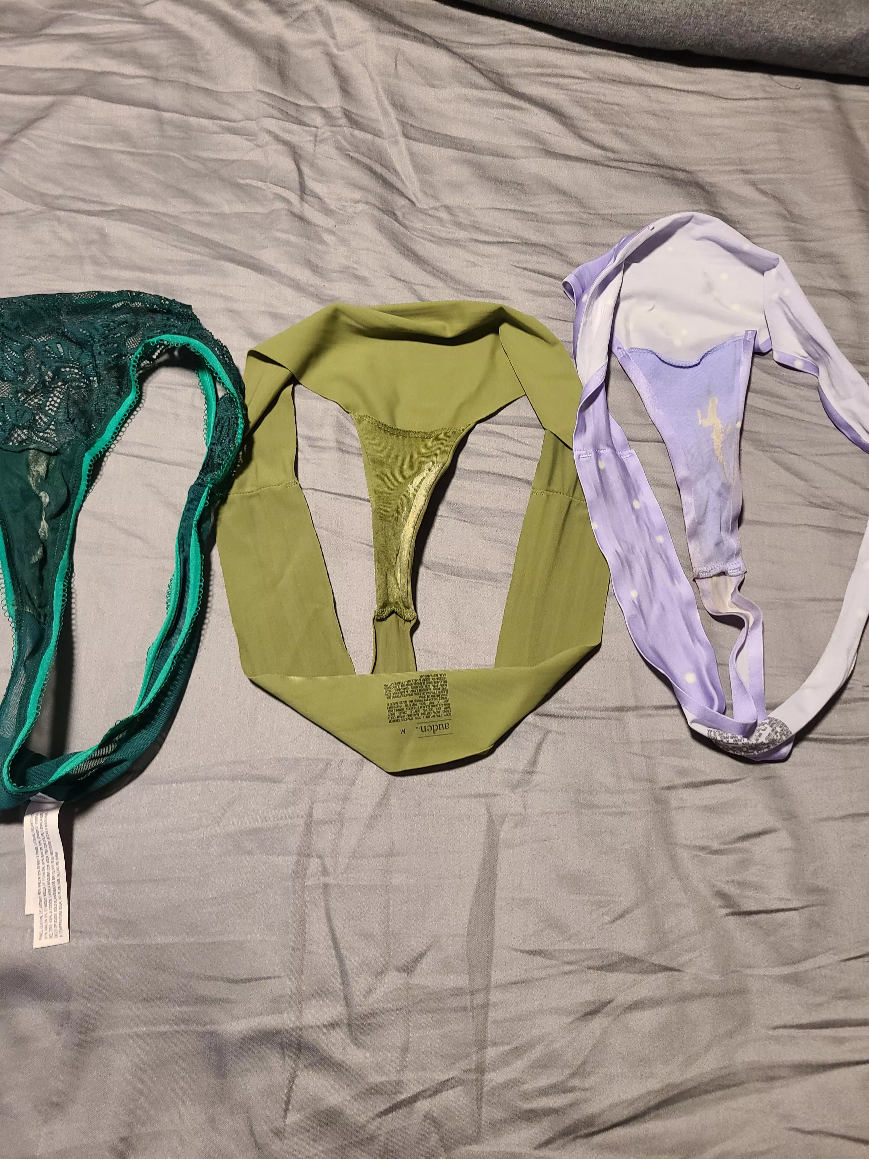 3 of my dirty thongs over the past couple days!